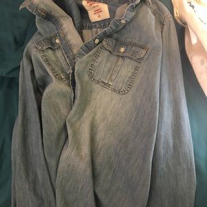 Women’s “denim” button down shirt